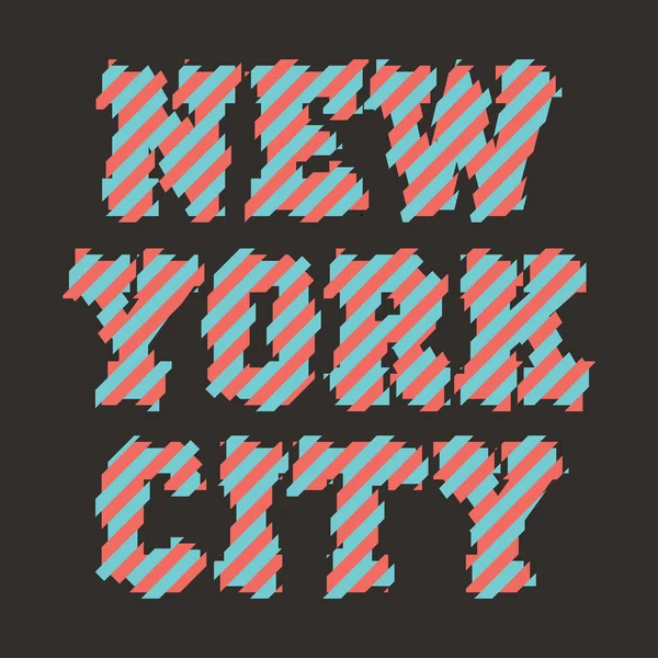 ニューヨーク t シャツ ニューヨーク、タイポグラフィ デザイン グラフィック、男を印刷 — ストックベクタ
