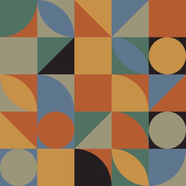 Geometrik soyut arkaplan, poster tasarımı, c cinsinden basit şekiller