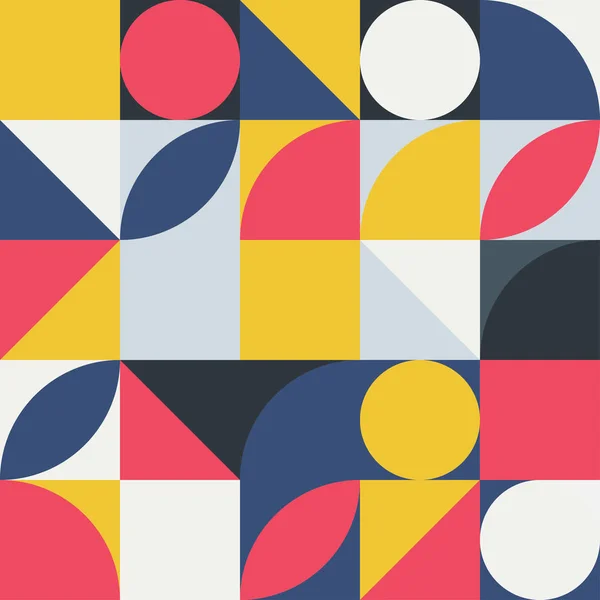 Geometrisk abstrakt bakgrund, affisch design, enkla former i c — Stock vektor