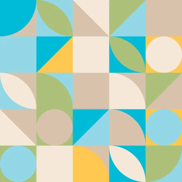 Geometrisk abstrakt bakgrund, affisch design, enkla former i c — Stock vektor