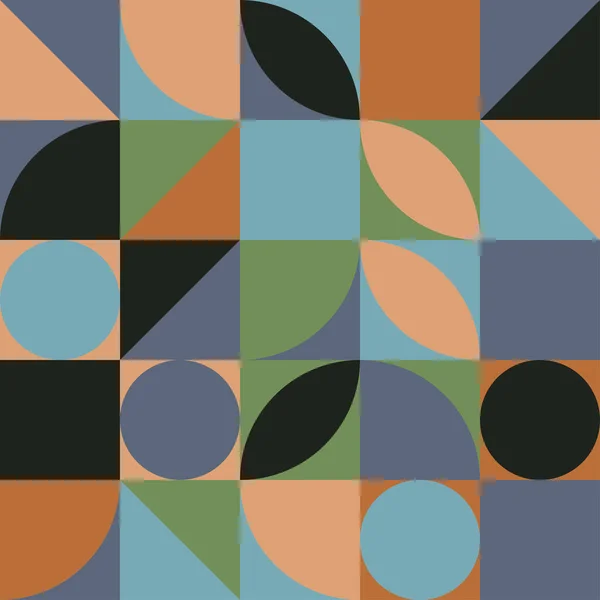 Geometrisk abstrakt bakgrund, affisch design, enkla former i komplex geometrisk form — Stock vektor