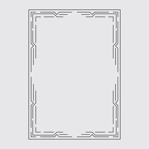 Image, decorative ornamental frame, original design — Stock Photo, Image