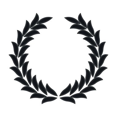 simge defne çelengi, spotrs tasarım - vektör çizim siyah