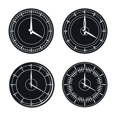 Saatleri ayarla, saat simgesi, 24 saat destek, zamanın dışında