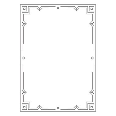 abstract fraime, decorative ornamental frame, original design