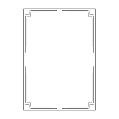 abstract fraime, decorative ornamental frame, original design