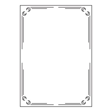 abstract fraime, decorative ornamental frame, original design