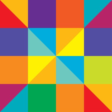 Geometrik soyut arkaplan, poster tasarımı, karmaşık geometrik formda basit şekiller