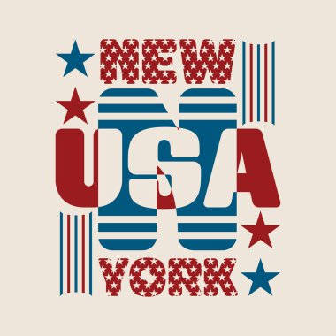 New York tipografisi, tişört Ny, tasarım grafiği, matbaacı Ny