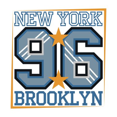 New York tipografi, tasarım grafik, t-shirt baskı adam Nyc, özgün tasarım giyim, grafik tasarım, spor amblemi