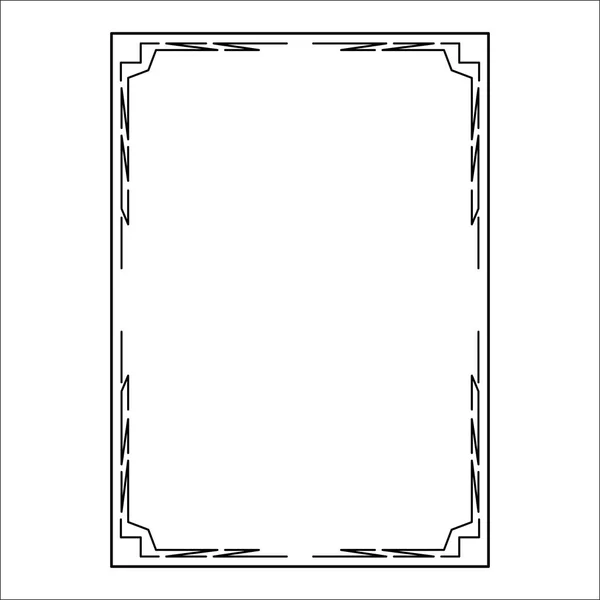 矢量图像,装饰性装饰性框架,原始设计 — 图库矢量图片