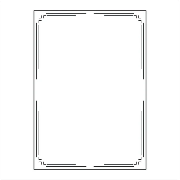 vektör resmi, dekoratif süslemeli çerçeve, orijinal tasarım