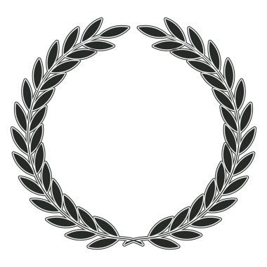 simge defne çelenk, spotrs tasarım - orijinal illüstrasyon