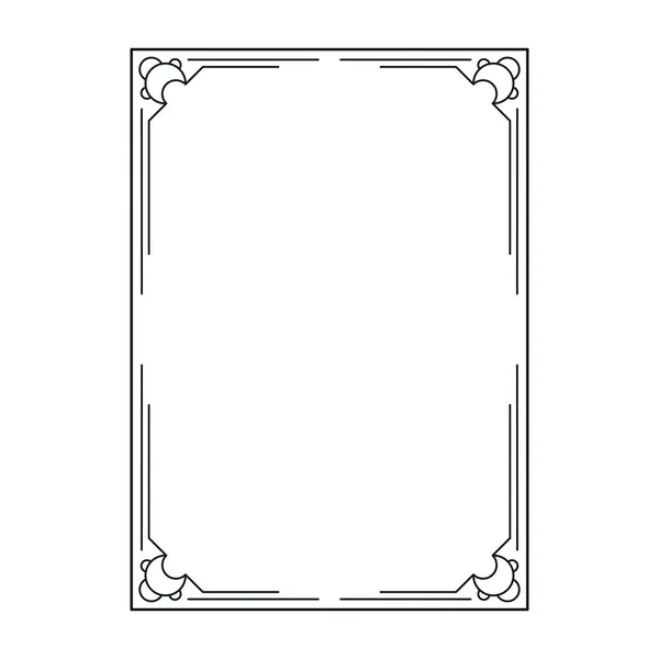 Vectorafbeelding, decoratief sierlijst, origineel ontwerp — Stockvector