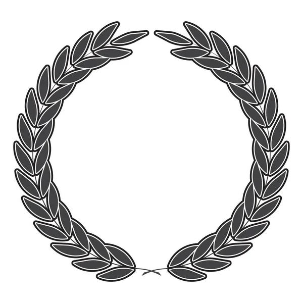 Coroa de louro ícone, design spotrs - ilustração original —  Vetores de Stock