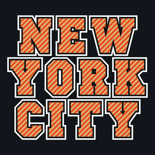 Nueva York Tipografía Camiseta Gráfico Diseño Hombre Impresión Nyc Ropa — Foto de Stock