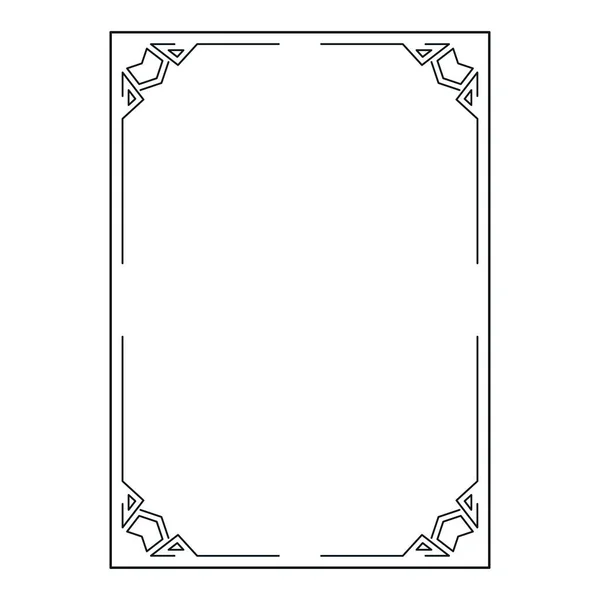 Image Decorative Ornamental Frame Original Design Idea Your Design — Stock Photo, Image