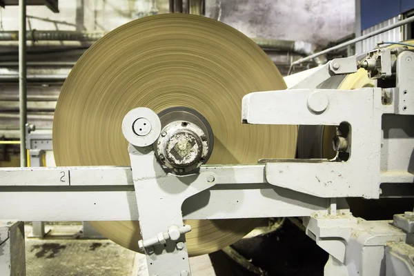 Máquina en la fabricación de papel —  Fotos de Stock