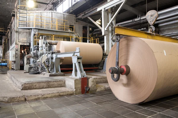 Machine at paper manufacturing