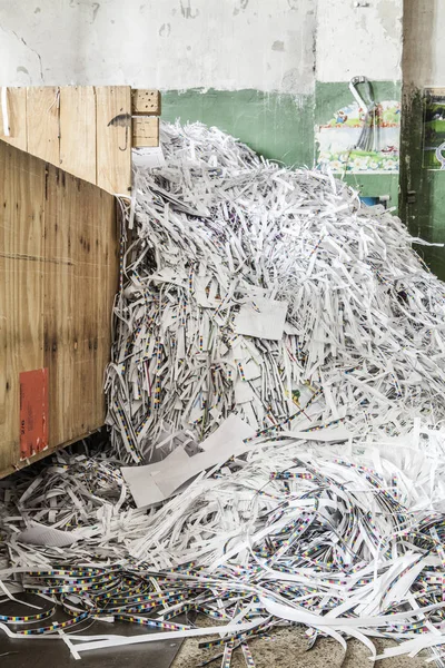 Cutting paper for recycling