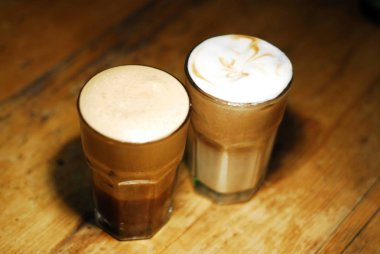 Soğuk kokteyl meyvelerden yapılmış