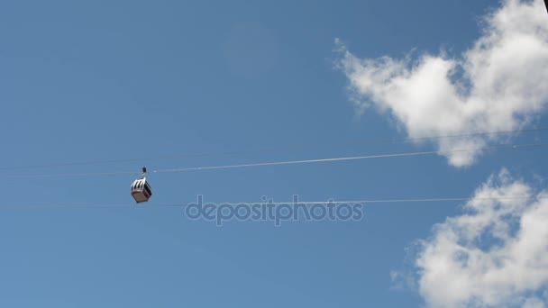 Cable car funicular — Stock Video