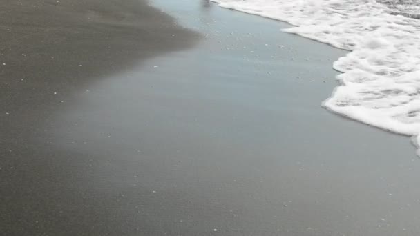 Chica caminando en la playa — Vídeos de Stock