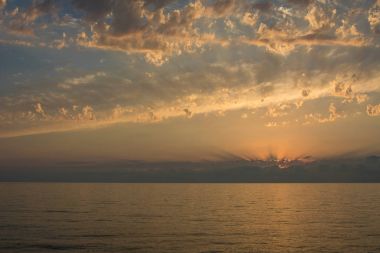 Sunset Beach, Karadeniz. Batum. Gürcistan.