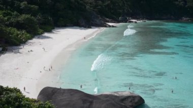 Panorama de la Cote d 'Azur Similan Adaları. Tayland