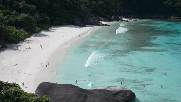 Panorama Cote Azur Islas Similares Tailandia — Vídeo de stock