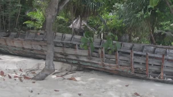 Landschap Desert Island Bon Thailand — Stockvideo