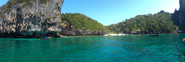 Beautiful bay of Phi Phi island