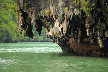 Güzel Tayland Krallığı 'nın manzaraları, en saf Adaman Denizi ve adaları..