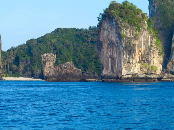 Paisagens Belo Reino Tailândia Mais Puro Mar Adaman Ilhas — Fotografia de Stock