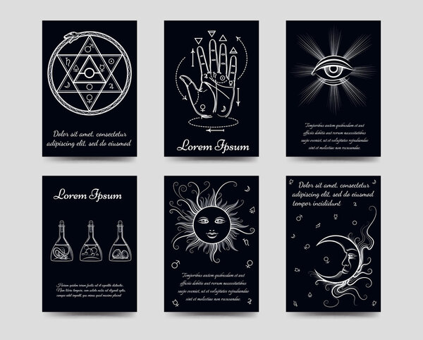 Alchemy and isoteric cards set