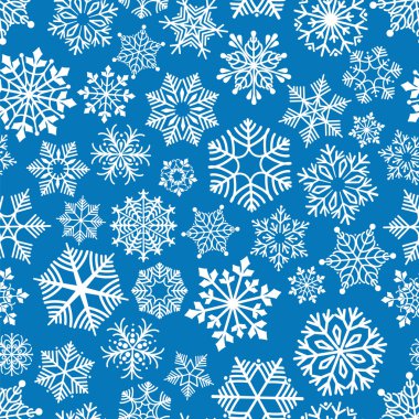 kar taneleri seamless modeli