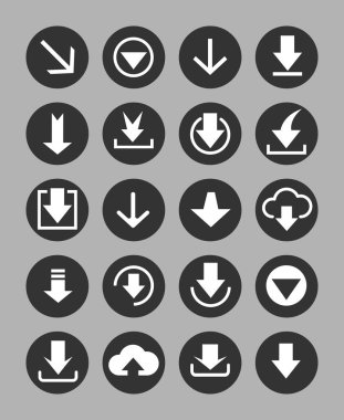 İndirme Icons set