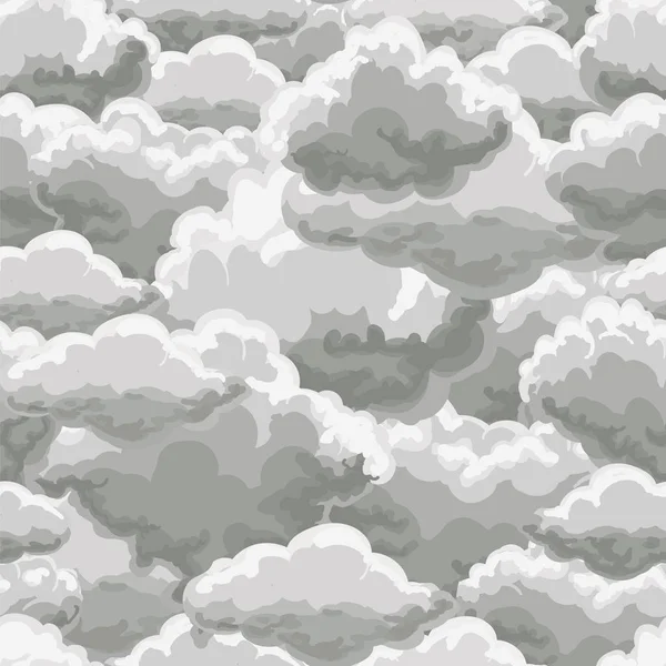 Tonnerre ciel motif sans couture — Image vectorielle