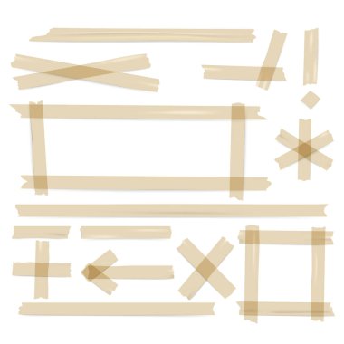 Vektör yapışkan Yapışkan bantlar