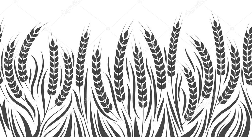 Harvest horizontal wheat pattern