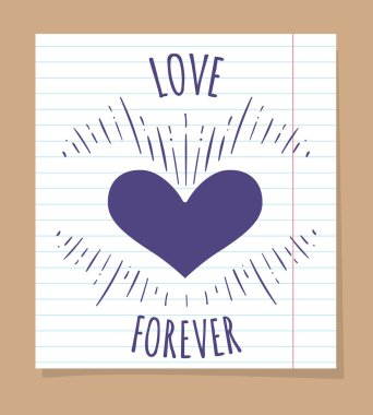 Poster doğrusal sayfasında sonsuza kadar seveceğim