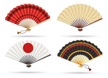Oryantal Japonya fan seti