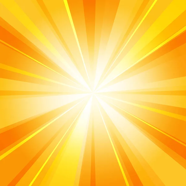 Glanzende zon radiator achtergrond — Stockvector
