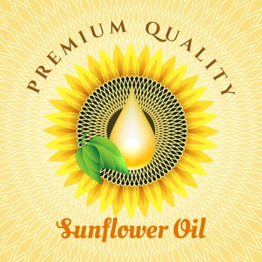 Ayçiçek yağı etiket