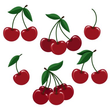 Kiraz berry logo için ayarla