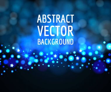 mavi ışık bokeh arka plan