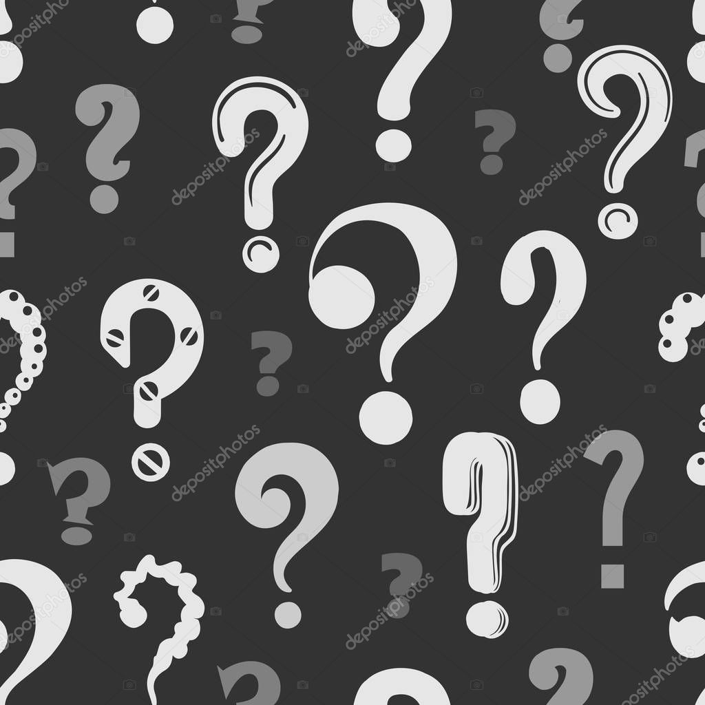 Question marks pattern