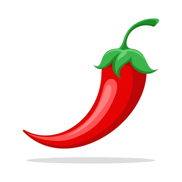Kryddig röd paprika-ikonen — Stock vektor