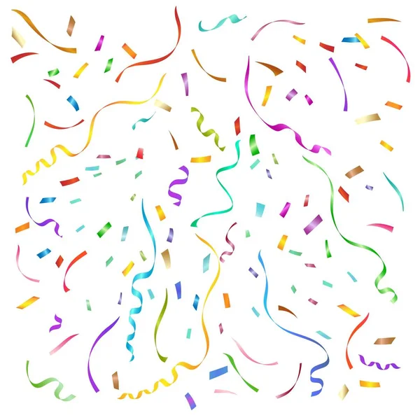 Streamers et confettis — Image vectorielle