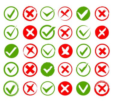 kene ve çapraz simgeler